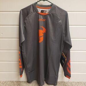 Thor Phase Off Gray & Orange MX Jersey